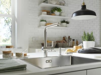 Franke Atlas Neo bec pivotant avec senseur en inox 115.0625.489