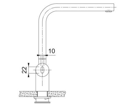 Franke Atlas Neo bec pivotant avec senseur en inox 115.0625.489
