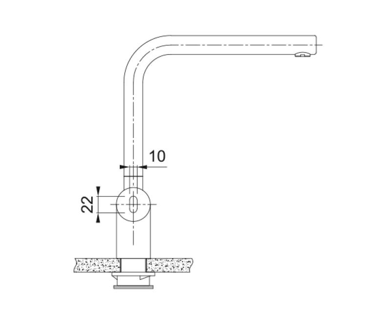 Franke Noir Brossé Capteur Robinet de Cuisine Atlas Neo Bec Pivotant 115.0625.525