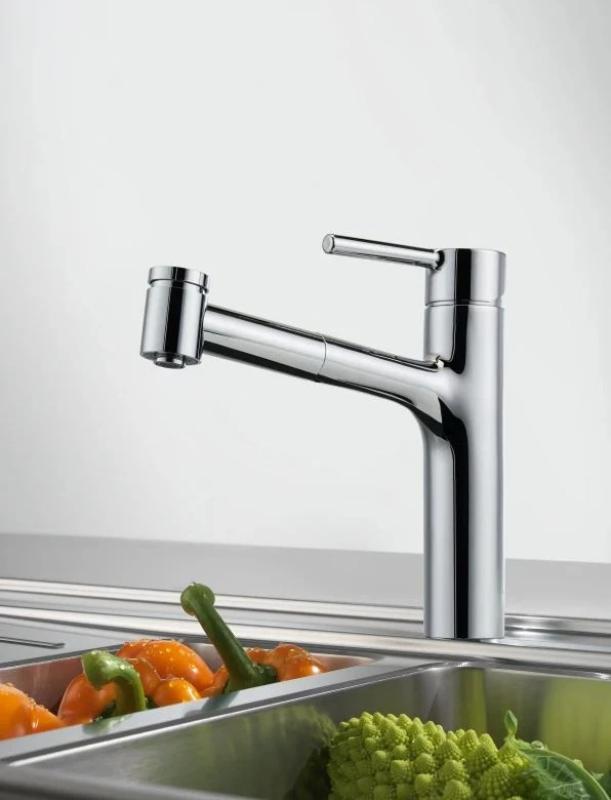 Franke Centro Robinet de cuisine chrome avec douchette extractible 115.0600.131