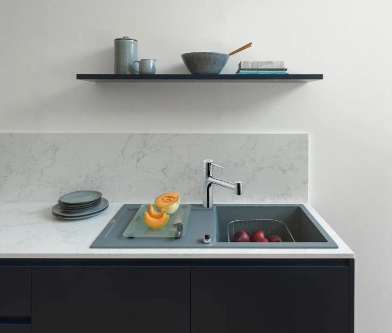 Franke Centro Robinet de cuisine chrome avec douchette extractible 115.0600.131