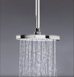 Waterevolution Flow Douche de tête 250mm avec raccord au plafond Chromé T16422501