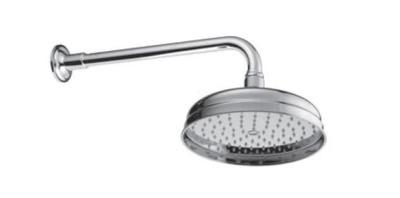 PB nostalgische Douche de tête 20cm avec anti-calcaire et bras de douche en inox
