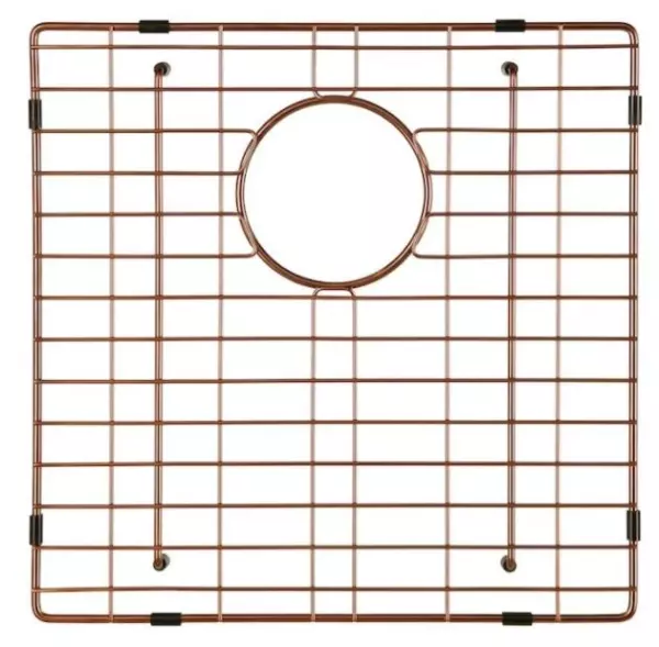 Lorreine grille de fond d'évier PVD cuivre 40x40cm 1208955093