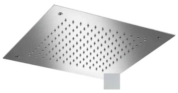 SB Square Chromotherapy Douche Pluie Encastrée Blanc Mat 1208955464