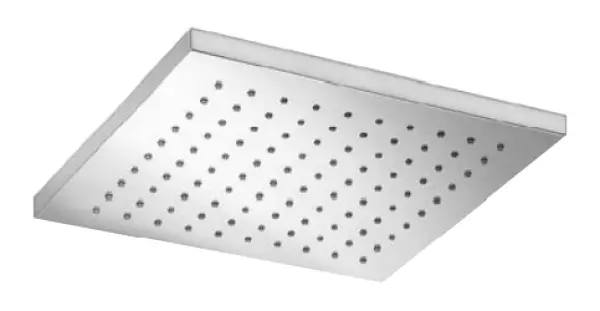 SB Rubinetterie Eco Air Douche Pluie carrée à économie d'eau Chrome 25x25cm 1208955530