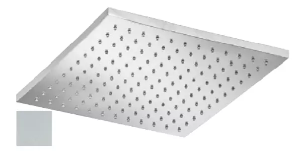 SB Rubinetterie Eco Air Douche pluie carrée économisant l'eau blanc mat 30x30cm 1208955531