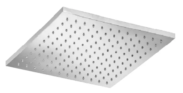 SB Rubinetterie Eco Air Douche pluie carrée chromée 30x30cm 1208955532