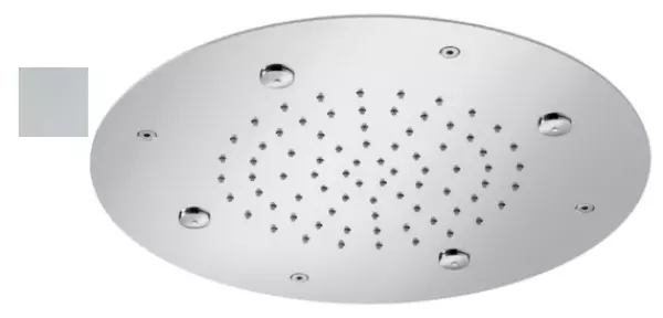 SB Round Douche effet pluie avec brumisateur encastrée, blanc mat 1208955789