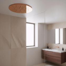 SB Round Temptation Douche de pluie encastrée 50 cm PVD cuivré 1208955808