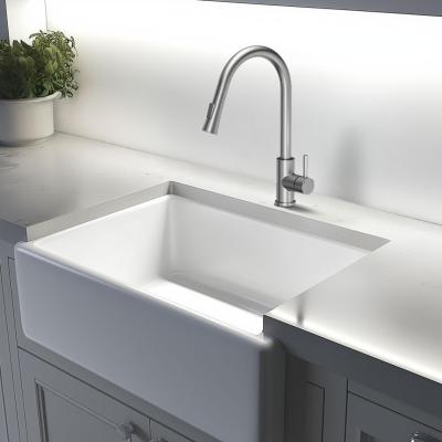 Quadri Leeds mitigeur de cuisine avec douchette extractible 2 réglages acier brossé 1208955909