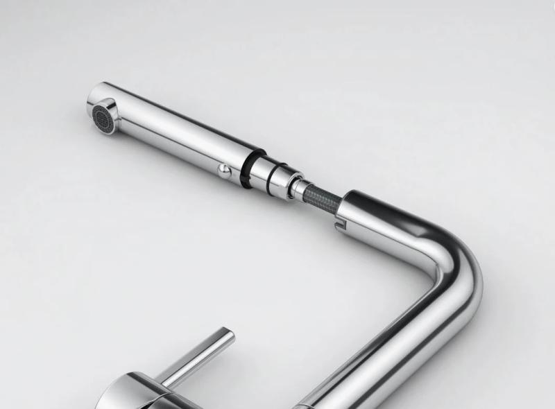 Franke Active L Mitigeur de cuisine chrome avec douchette extractible 115.0653.379