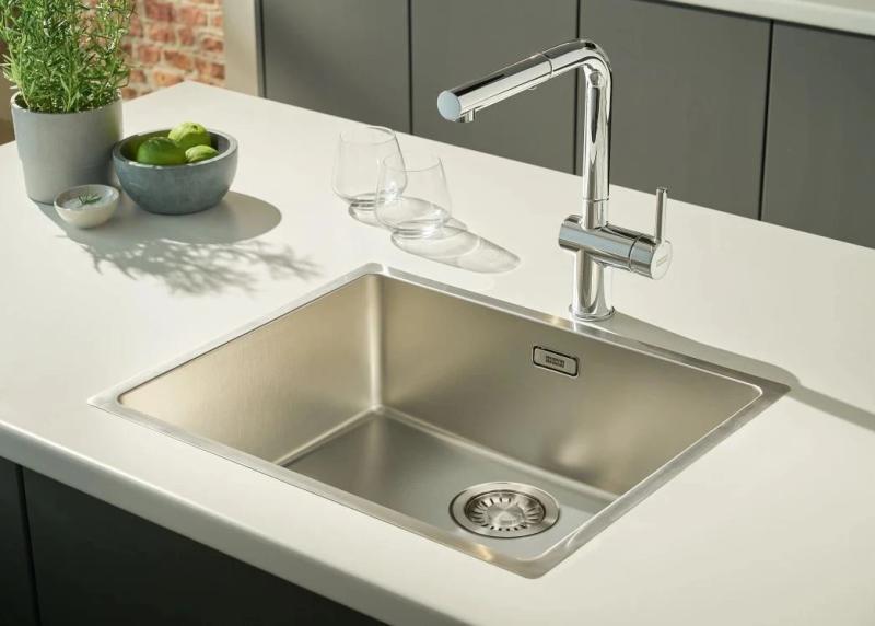 Franke Active L Mitigeur de cuisine chrome avec douchette extractible 115.0653.379