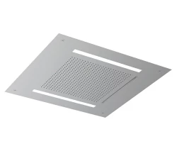 SB Square 316 Douche pluie encastrée Velvet Temptation avec chromothérapie LED et cascade en inox 1208956741