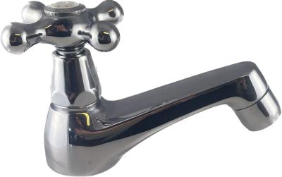 PB Classic robinet de lavabo avec manette croisillon eau froide modèle bas Chromé 1208956901