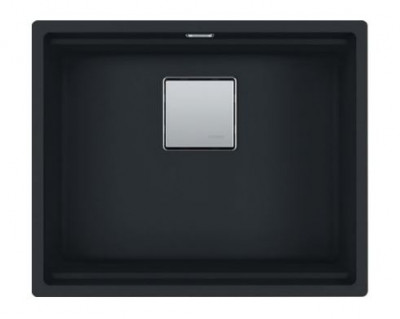 Franke Cube KNG 110.52 évier noir mat 52x42 granit sous plan 125.0627.319