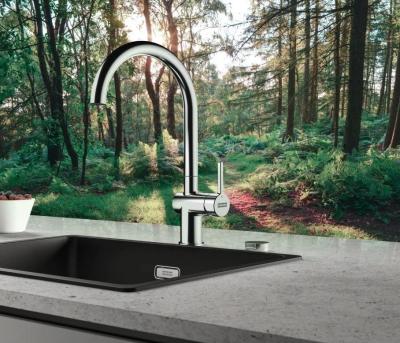 Franke Active J Robinet de cuisine chromé avec bec pivotant 115.0653.395