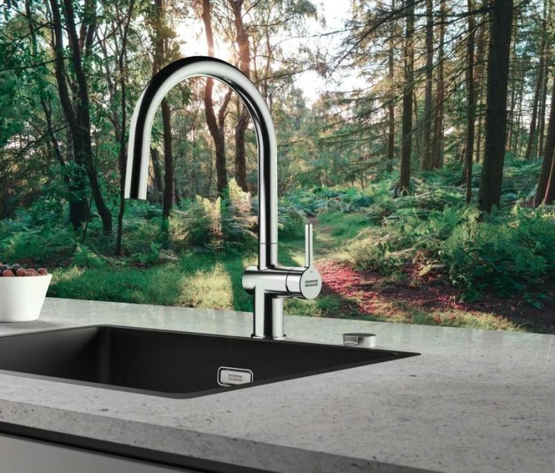 Franke Active J Robinet de cuisine chromé avec douchette extractible 115.0653.401