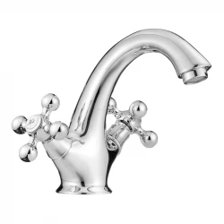 AquaTrimo Vivaldi classic chromé mélangeur de lavabo avec bouchon 43VV7065CM