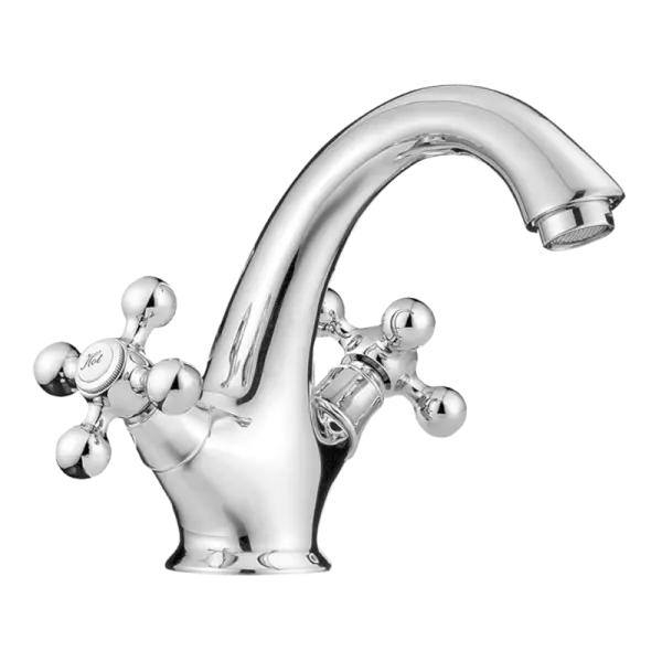 AquaTrimo Vivaldi classic chromé mélangeur de lavabo avec bouchon 43VV7065CM