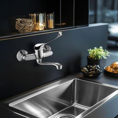 AquaTrimo Clinic de cuisine Aquadesign Rennes à levier long chrome 21CC7077CM