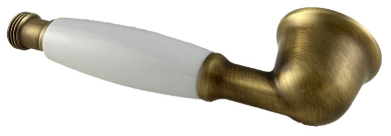 PB Classic Bronze Douchette à main avec poignée blanche 1208957104