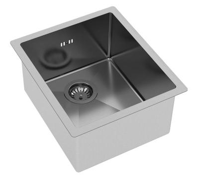 Ausmann Oder évier extra profond 22cm en inox 34x40cm montage sous plan ou à montage en surface 1208957111