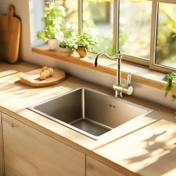Edward Nostalgic Robinet de cuisine avec bec pivotant Bronze classique 1208957129