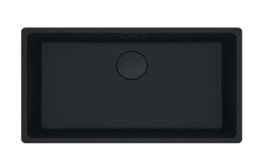 Franke Maris MRG 210 / 110-72 Édition noire Fragranite mat évier encastré noir