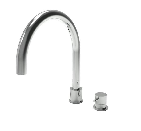 Waterevolution Flow Mitigeur de cuisine 2 trous chrome T151U