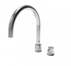 Waterevolution Flow Mélangeur de cuisine 2 trous blanc mat T151BR