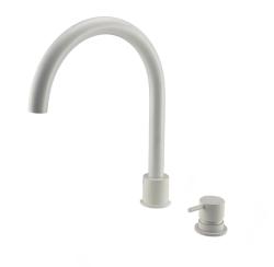 Waterevolution Flow Mélangeur de cuisine 2 trous blanc mat T151BR