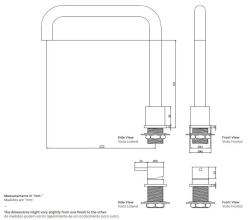 Waterevolution Flow Mélangeur de cuisine 2 trous blanc mat T151HBR