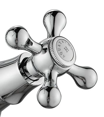 AquaTrimo Windsor Robinet de cuisine classique avec bec rond Chromé 21WS7652CM