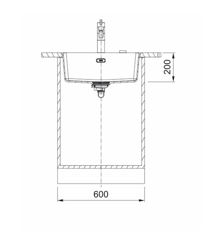 Franke Maris MRG 110-52 Fragranite Oyster évier sous plan