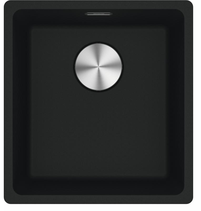 Franke Maris MRG 210-37 Fragranite mat noir évier encastré à fleur