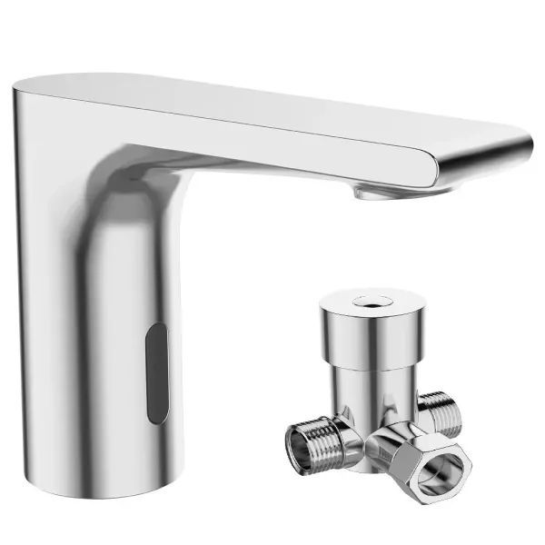 Aquadesign Robinet d'évier avec senseur électronique pour évier à piles ou sur secteur, chrome 1208958163