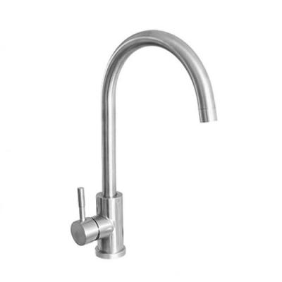 Ausmann Inox Mitigeur de cuisine Round à bec pivotant en inox 1208958308
