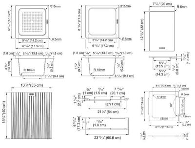 Franke tout en un accessoire universel 5, planche à découper, plateau amovible, égouttoir et plateau de rangement 112.0655.489
