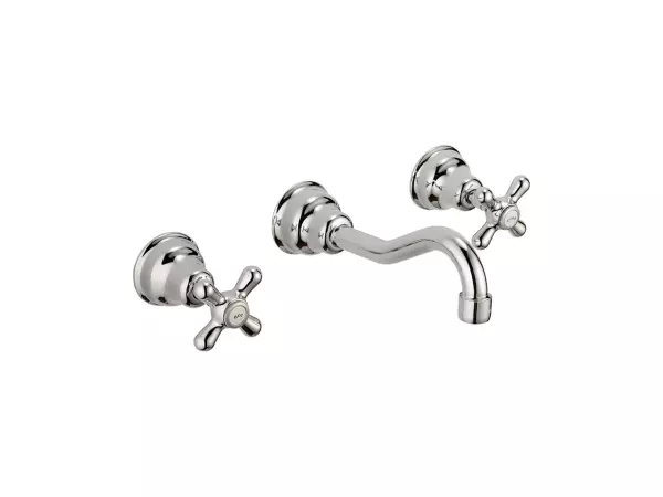 Huber Croisette Mélangeur de lavabo 3 trous Bronze CS00351027