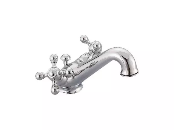 Cisal Arcana Mélangeur lavabo céramique Chrome/Or AC00051074