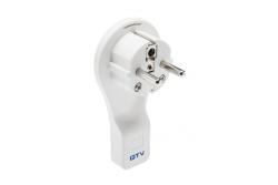 Plane angular plug  white 16A, 250V 1208958716