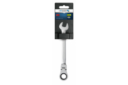 Hoegert Clé à cliquet combinée avec tête flexible en acier CrV de 16 mm 72T 1208959702