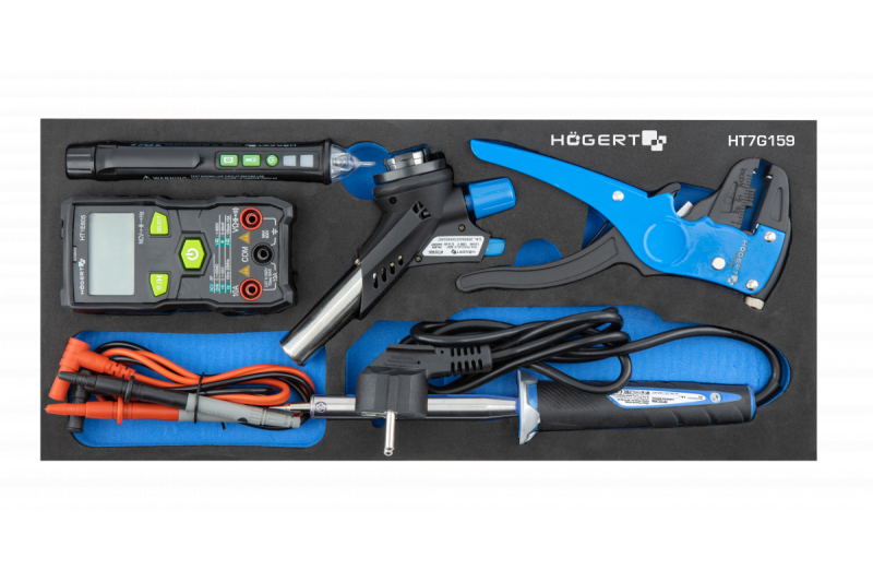 Hoegert Armoire à outils à 7 tiroirs avec une porte latérale avec accessoires 544 pièces. 1208962010