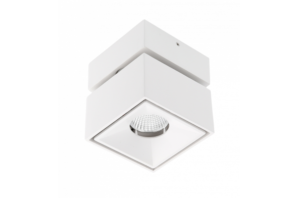 Decor Luminaire LED bianco cct 8W 680lm AC220-240V 50/60 Hz Ra≥80 IP20 36° 2700/3300/4000K carré blanc. 1208962675