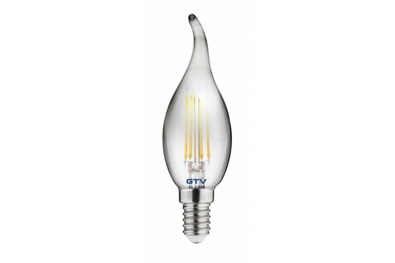 Lumière LED décorative, FILAMENT, C35L, 27006, E14, 4W, 240lm, AC220-240V/ 50-60Hz, RA>80, 360° 1208962696