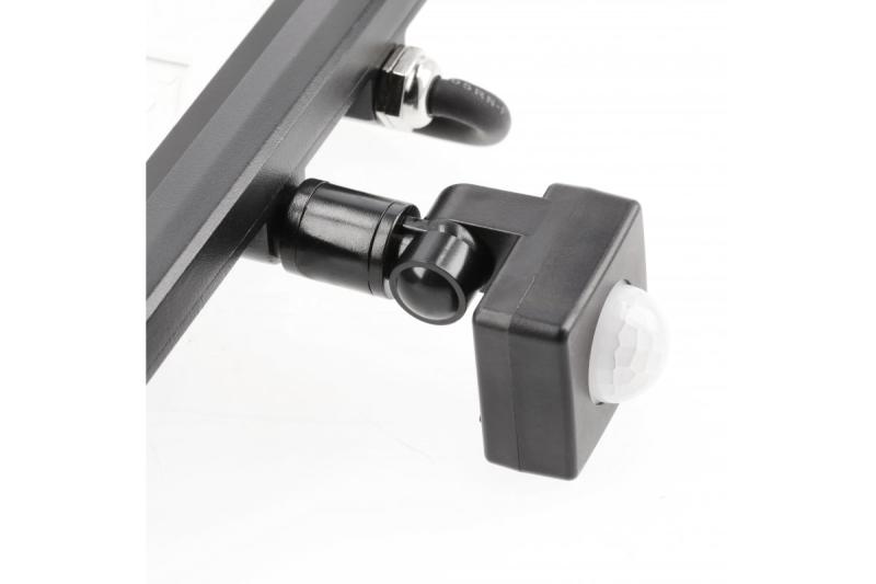 Projecteur LED iNEXT avec détecteur de mouvement 20 W 1600 lm, PF > 0,9, RA > 80, IP65, 120°, 6400 K, corps noir 1208962859