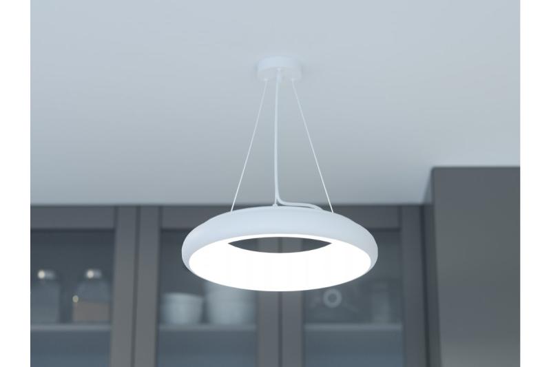 Decor Luminaire LED LEON 35W 3200lm AC220-240V 50/60Hz 120° IP40 4000K suspendu/plafond blanc. 1208962911