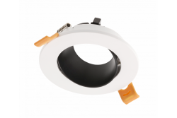 Decor Plafonnier encastrable ARIES IP20 φ 90*30mm rond blanc/noir 1208963709