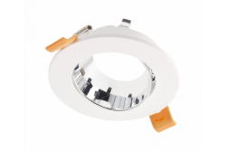 Decor Plafonnier encastrable ARIES IP20 φ 90*30mm rond blanc/chrome 1208963712